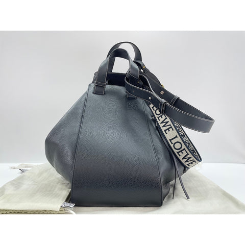 LOEWE hammock Handbag leather black WS33099