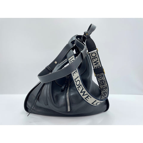 LOEWE hammock Handbag leather black WS33099
