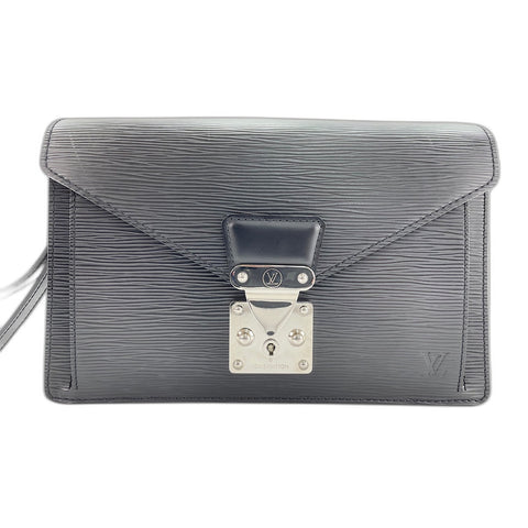 LOUIS VUITTON Pochette Serie Dragone Clutch bag black WS33101