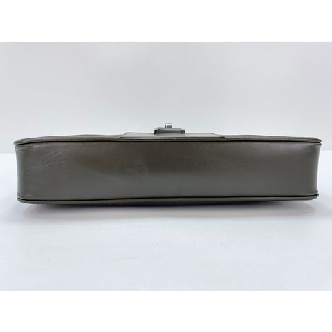 GUCCI Jackie Shoulder Bag leather khaki WS33104