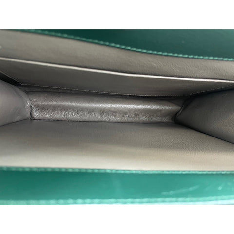 GUCCI Sylvie 1969 Handbag leather green WS33106