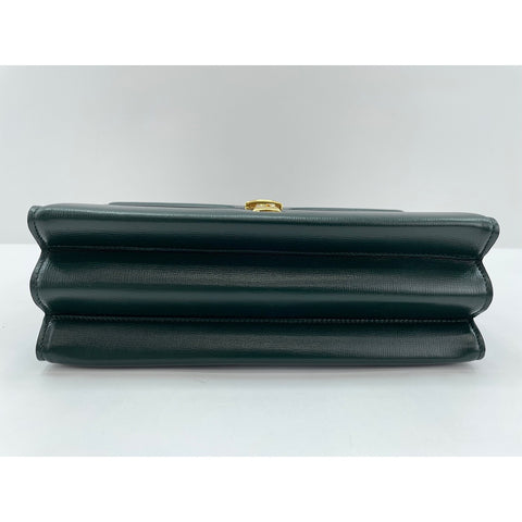 GUCCI Sylvie 1969 Handbag leather green WS33106