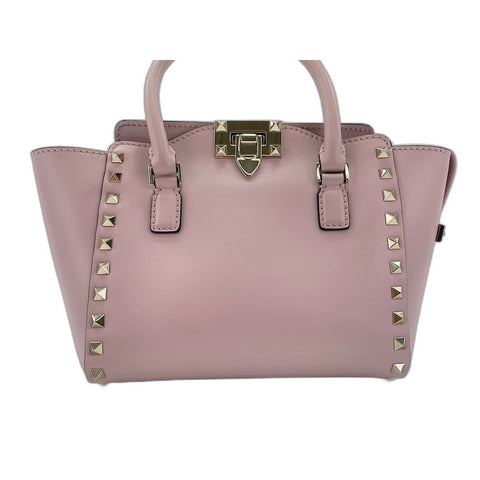 VALENTINO Rock studs Handbag leather pink WS33109