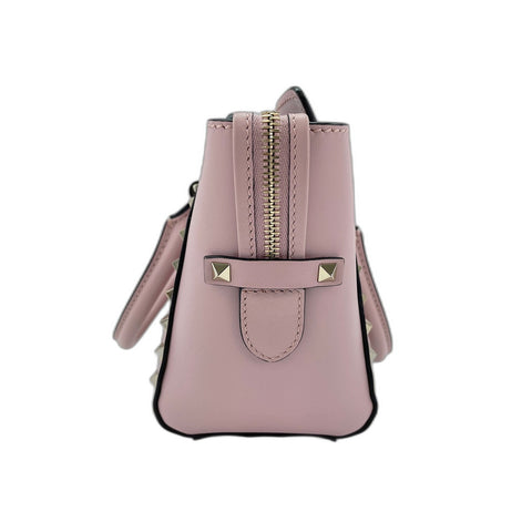 VALENTINO Rock studs Handbag leather pink WS33109