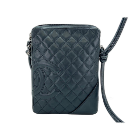 CHANEL Cambon line Shoulder Bag black WS33111