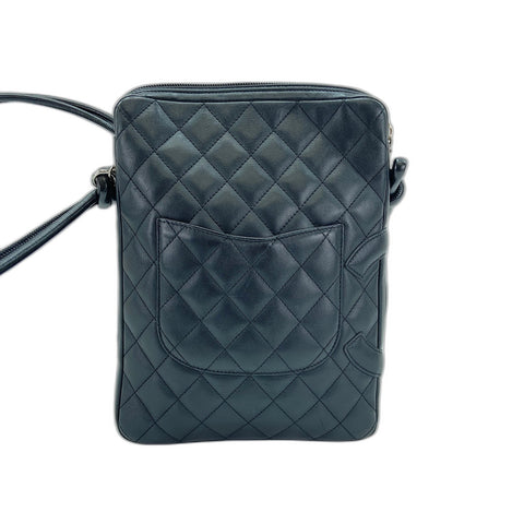 CHANEL Cambon line Shoulder Bag black WS33111