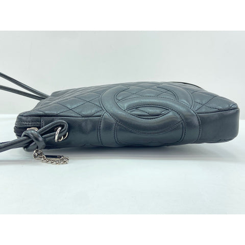 CHANEL Cambon line Shoulder Bag black WS33111