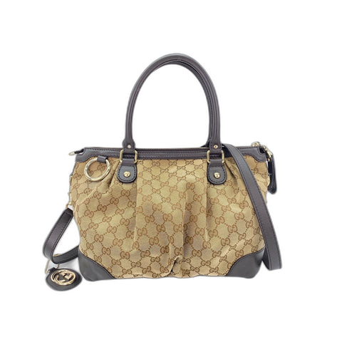 GUCCI Sukey Shoulder Bag Brown WS33112