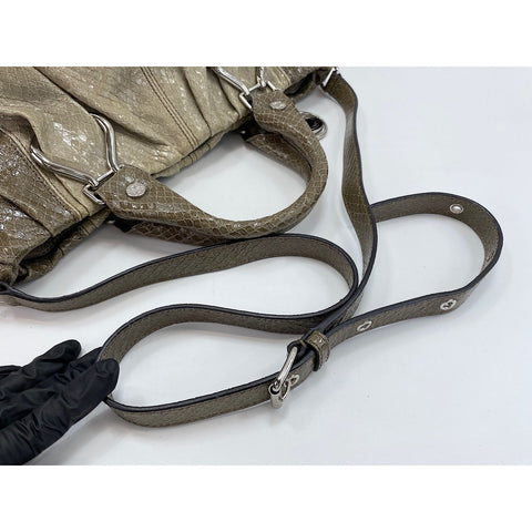 CELINE Bittersweet Shoulder Bag leather khaki WS33114