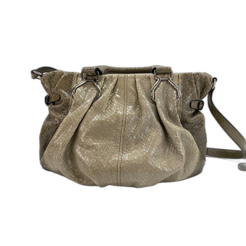 CELINE Bittersweet Shoulder Bag leather khaki WS33114
