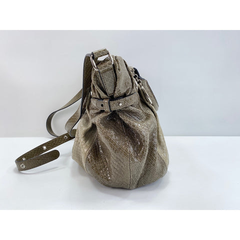 CELINE Bittersweet Shoulder Bag leather khaki WS33114