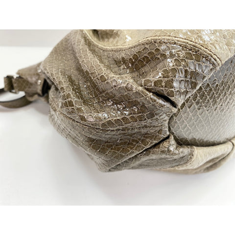 CELINE Bittersweet Shoulder Bag leather khaki WS33114