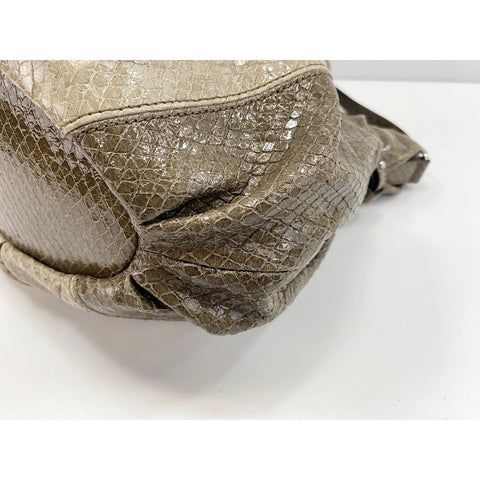 CELINE Bittersweet Shoulder Bag leather khaki WS33114