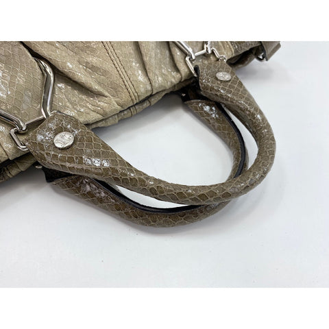 CELINE Bittersweet Shoulder Bag leather khaki WS33114