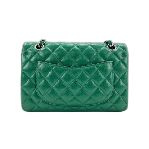 CHANEL Mattasse double flap Shoulder Bag green WS33116