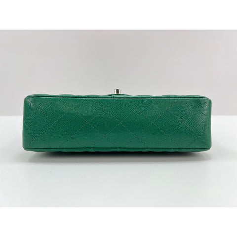 CHANEL Matelasse double flap Shoulder Bag green WS33116