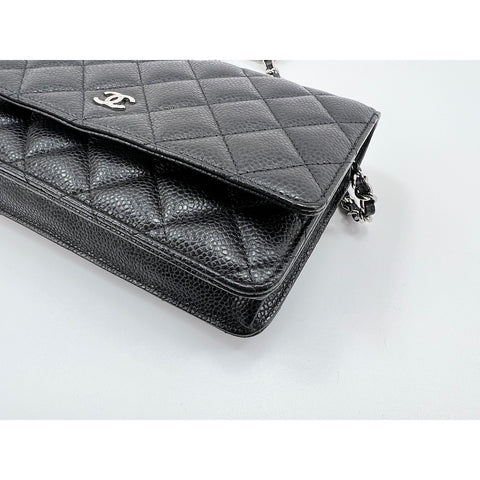 CHANEL Matelasse Shoulder Bag black WS33117