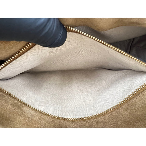 LOEWE Shoulder Bag leather beige WS33118