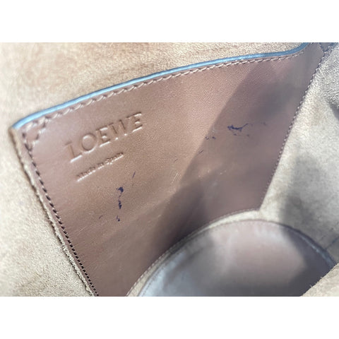 LOEWE Balloon bag Shoulder Bag leather Brown WS33119