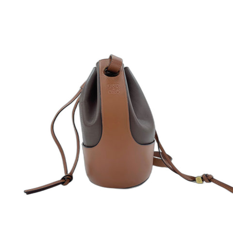 LOEWE Balloon bag Shoulder Bag leather Brown WS33119