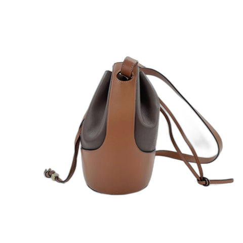 LOEWE Balloon bag Shoulder Bag leather Brown WS33119