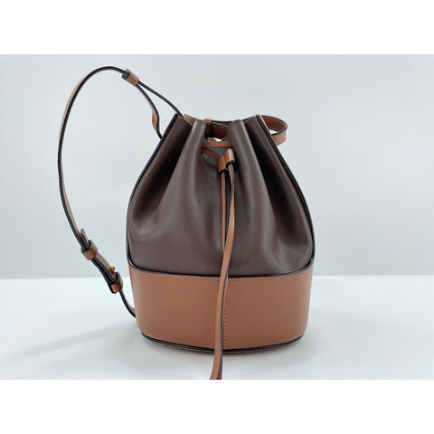 LOEWE Balloon bag Shoulder Bag leather Brown WS33119