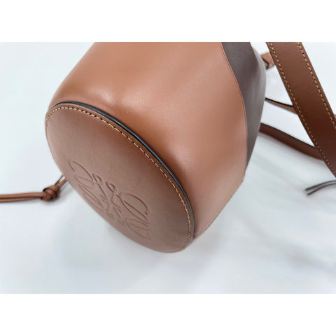 LOEWE Balloon bag Shoulder Bag leather Brown WS33119