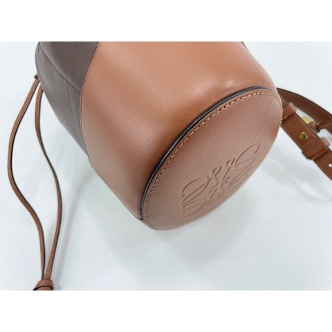 LOEWE Balloon bag Shoulder Bag leather Brown WS33119