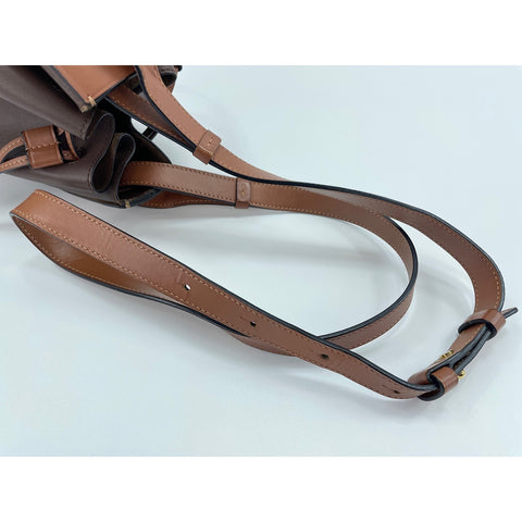 LOEWE Balloon bag Shoulder Bag leather Brown WS33119