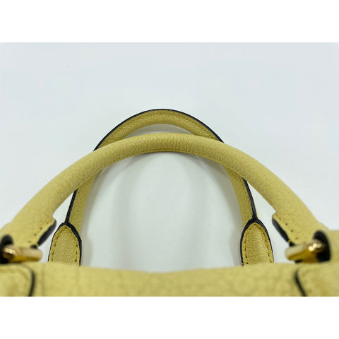 LOEWE Paseo Handbag leather yellow WS33121