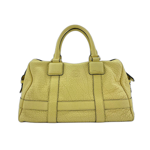 LOEWE Paseo Handbag leather yellow WS33121