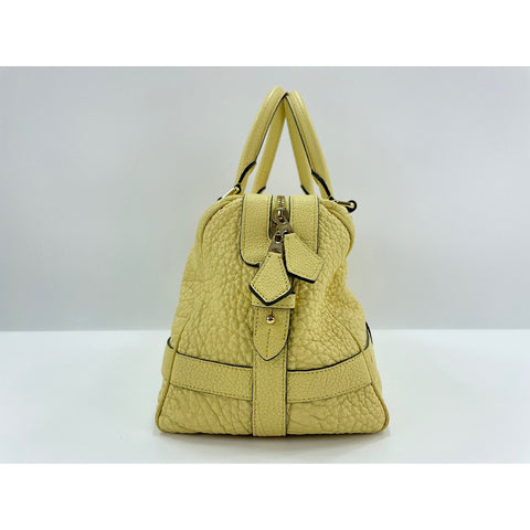 LOEWE Paseo Handbag leather yellow WS33121