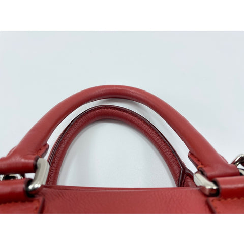 LOEWE Amazonas Shoulder Bag leather Red WS33122