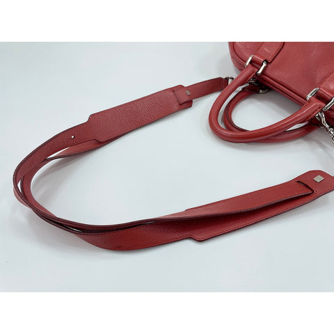 LOEWE Amazonas Shoulder Bag leather Red WS33122