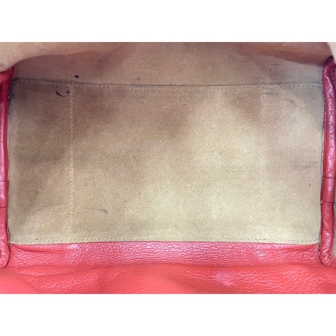LOEWE Amazonas Shoulder Bag leather Red WS33122