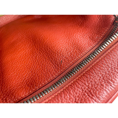 LOEWE Amazonas Shoulder Bag leather Red WS33122