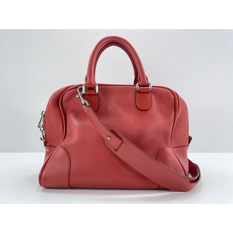 LOEWE Amazonas Shoulder Bag leather Red WS33122