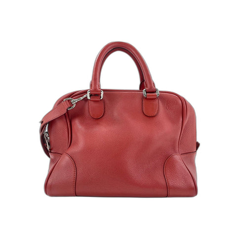 LOEWE Amazonas Shoulder Bag leather Red WS33122