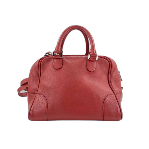 LOEWE Amazonas Shoulder Bag leather Red WS33122