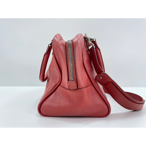 LOEWE Amazonas Shoulder Bag leather Red WS33122