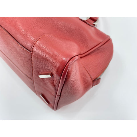 LOEWE Amazonas Shoulder Bag leather Red WS33122