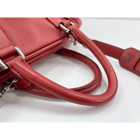 LOEWE Amazonas Shoulder Bag leather Red WS33122