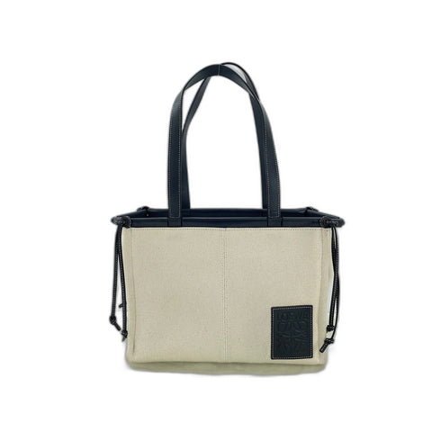 LOEWE Cushion tote Tote Bag canvas beige WS33124
