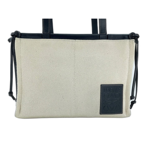 LOEWE Cushion tote Tote Bag canvas beige WS33124