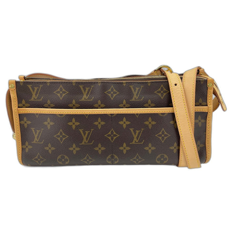 LOUIS VUITTON Popancourt Ron Shoulder Bag Brown WS33125