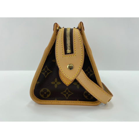 LOUIS VUITTON Popancourt Ron Shoulder Bag Brown WS33125