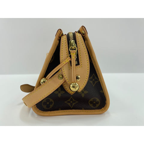 LOUIS VUITTON Popancourt Ron Shoulder Bag Brown WS33125
