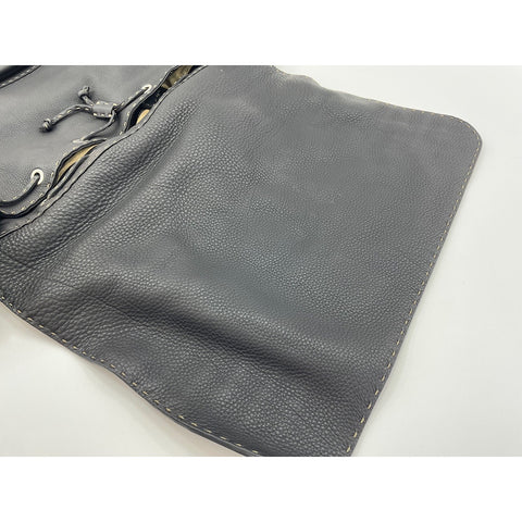 FENDI Celeria Shoulder Bag leather black WS33126