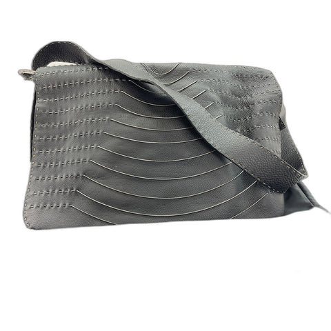FENDI Celeria Shoulder Bag leather black WS33126