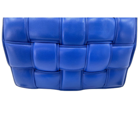 BOTTEGAVENETA cassette Shoulder Bag leather blue WS33127